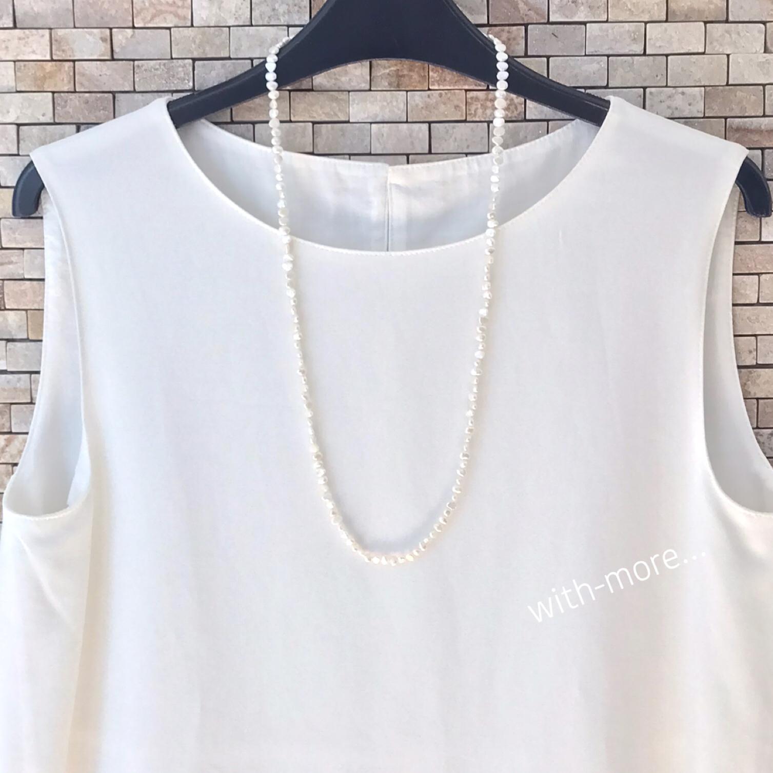 【新作】ロング本真珠 バロックパール ロングネックレス☆淡水パールネックレス☆14kgf対応可能♪