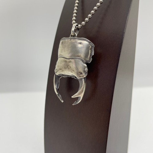 ニジイロクワガタ(オス) シルバーアクセサリー ペンダントトップ