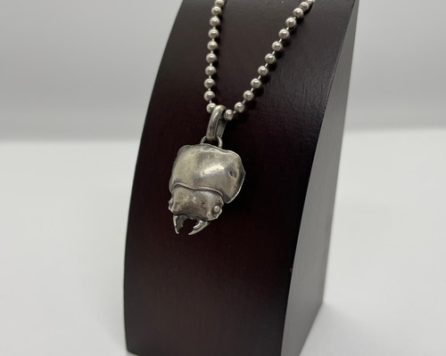 ニジイロクワガタ(オス) シルバーアクセサリー ペンダントトップ