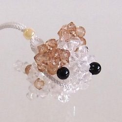 ビーズのチワワ（たれ耳） 3枚目の画像