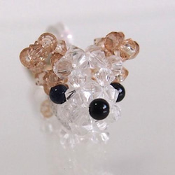 ビーズのチワワ（たれ耳） 2枚目の画像