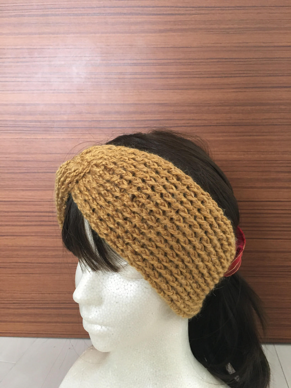 Winter Headband (turbante style) へーどバンド 2枚目の画像