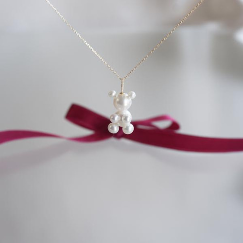 K18YG BEAR クマちゃん ペンダント