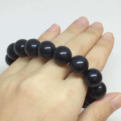 霊石＊神居古潭石ブレスレット12mm 約16.5～17cm ブレスレット A stone