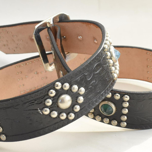 ★ＲＥＮＤＥＺ－ＶＯＮＳ★ハンドメイド/スタッズベルトＷ34//2112251 ☆RENDEZ－VONS☆ハンドメイド/スタッズベルトW34