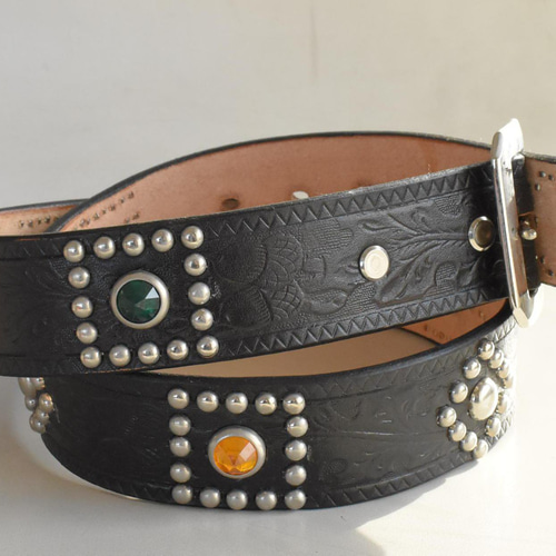 ★ＲＥＮＤＥＺ－ＶＯＮＳ★ハンドメイド/スタッズベルトＷ34//2112251 ☆RENDEZ－VONS☆ハンドメイド/スタッズベルトW34