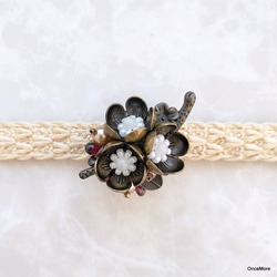 アンティーク帯留め値下げしました。 楽天市場】帯留め ぶどう 赤 アンティーク調《花しおり》縁起の