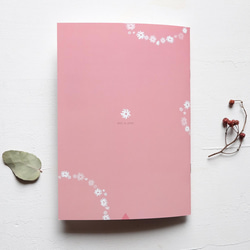 A5普通筆記本&lt;粉紅貓&gt;2本套裝*自由組合 第2張的照片