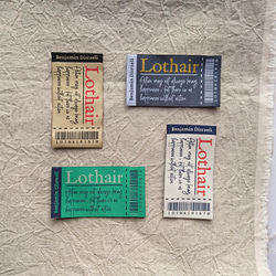 【商用可】Lothair　織ネーム　刺繍タグ 6枚目の画像