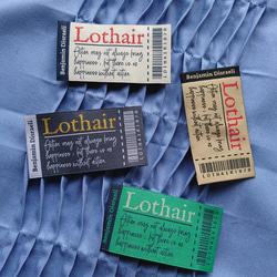 【商用可】Lothair　織ネーム　刺繍タグ 13枚目の画像