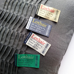 【商用可】Lothair　織ネーム　刺繍タグ 8枚目の画像