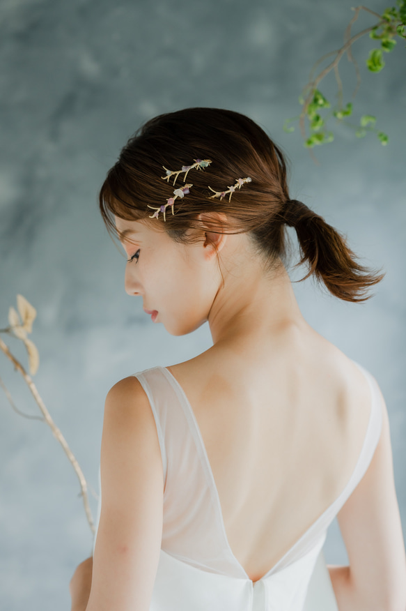 Leaf head parts  〜natural stone～  3set 5枚目の画像