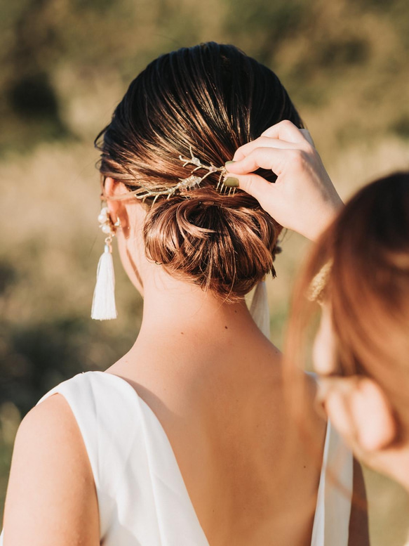 Leaf head parts  〜natural stone～  3set 7枚目の画像