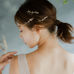 Leaf head parts  〜natural stone～  3set 3枚目の画像