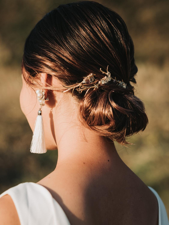 Leaf head parts  〜natural stone～  3set 6枚目の画像