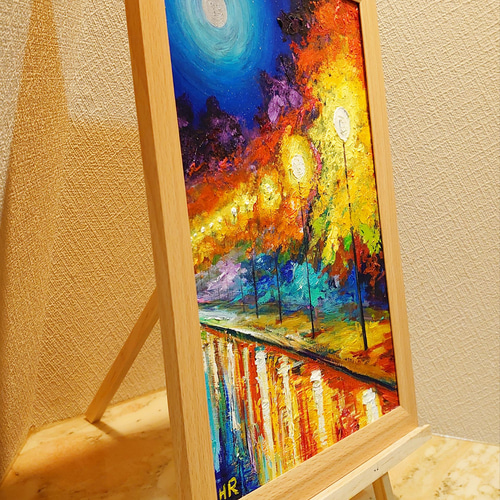 油絵 絵画 【秋のライトアップ】 絵画 HR 通販 13157725 油絵 絵画 【秋のライトアップ】 絵画 HR 通販 13157725