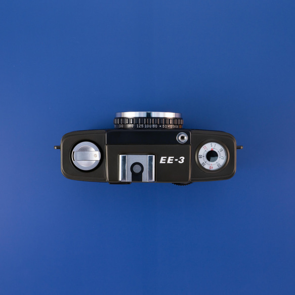 【全国送料無料】レトロフィルムカメラ オリンパス PEN EE-3 Indigo Blue【安心3点セット】 3枚目の画像