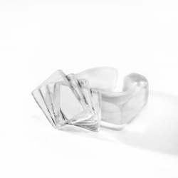 ［受注制作］［Creema限定］ガラス彫刻の指輪　イヤーカフも可  メンズ　レディース カスタマイズOK！　 6枚目の画像