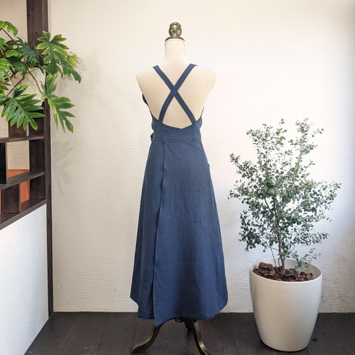 A.Nene✿ カラーが選べる ラップ・カシュクールドレスエプロン 国産