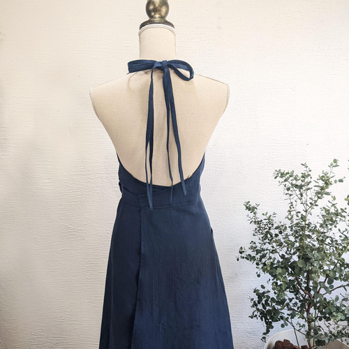 A.Nene✿ カラーが選べる ラップ・カシュクールドレスエプロン 国産