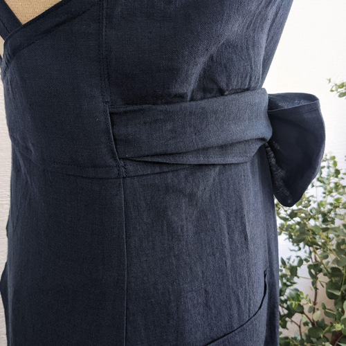 A.Nene✿ カラーが選べる ラップ・カシュクールドレスエプロン 国産