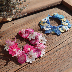 OYA crochet bracelet [BIJOU] Spring Daisy 第5張的照片