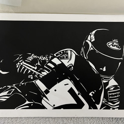 革の切り絵
