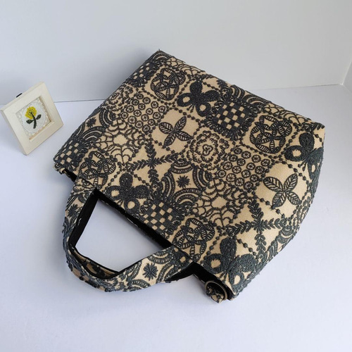 SALE ミナペルホネン forest tile ベージュ 2wayパニーニ風 ショルダー