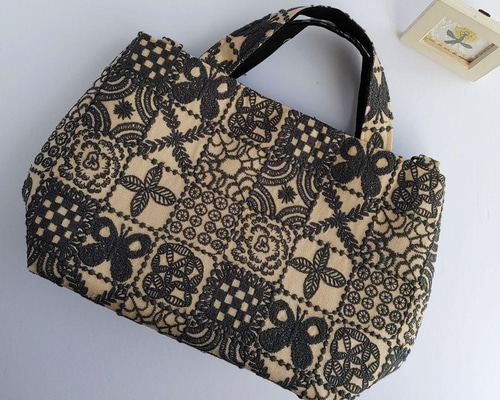 SALE ミナペルホネン forest tile ベージュ 2wayパニーニ風 ショルダー