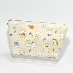 ポーチ　　pii様 ♡ パールチャーム付きドットポーチ(S)（ポーチ）｜E&C closet