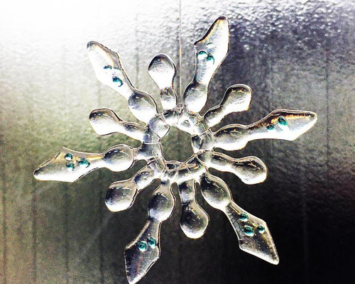 Baccarat クリスタル オーナメント 雪の結晶