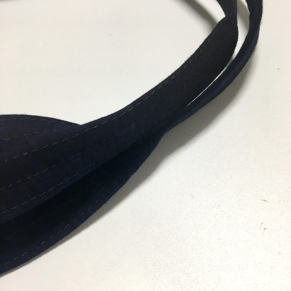 [A4 兼容] Indigo sashiko kendo wear remake 手提包 M 尺寸 1 第3張的照片