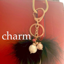 marabo-fur bagcharm~black~ 3枚目の画像