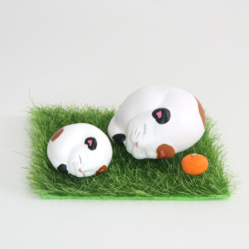 三毛猫豆鏡餅 鏡餅 Eishun えいしゅん 通販 13163297｜Creema(クリーマ)