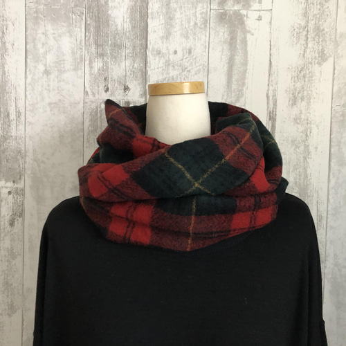 スヌード100%ウールガーゼ