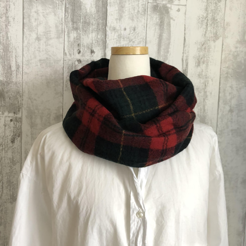 スヌード100%ウールガーゼ