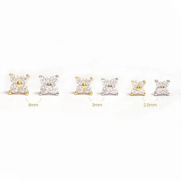 【在庫処分】ピアス アクセサリー ストーン シンプル ゴールド 2枚目の画像