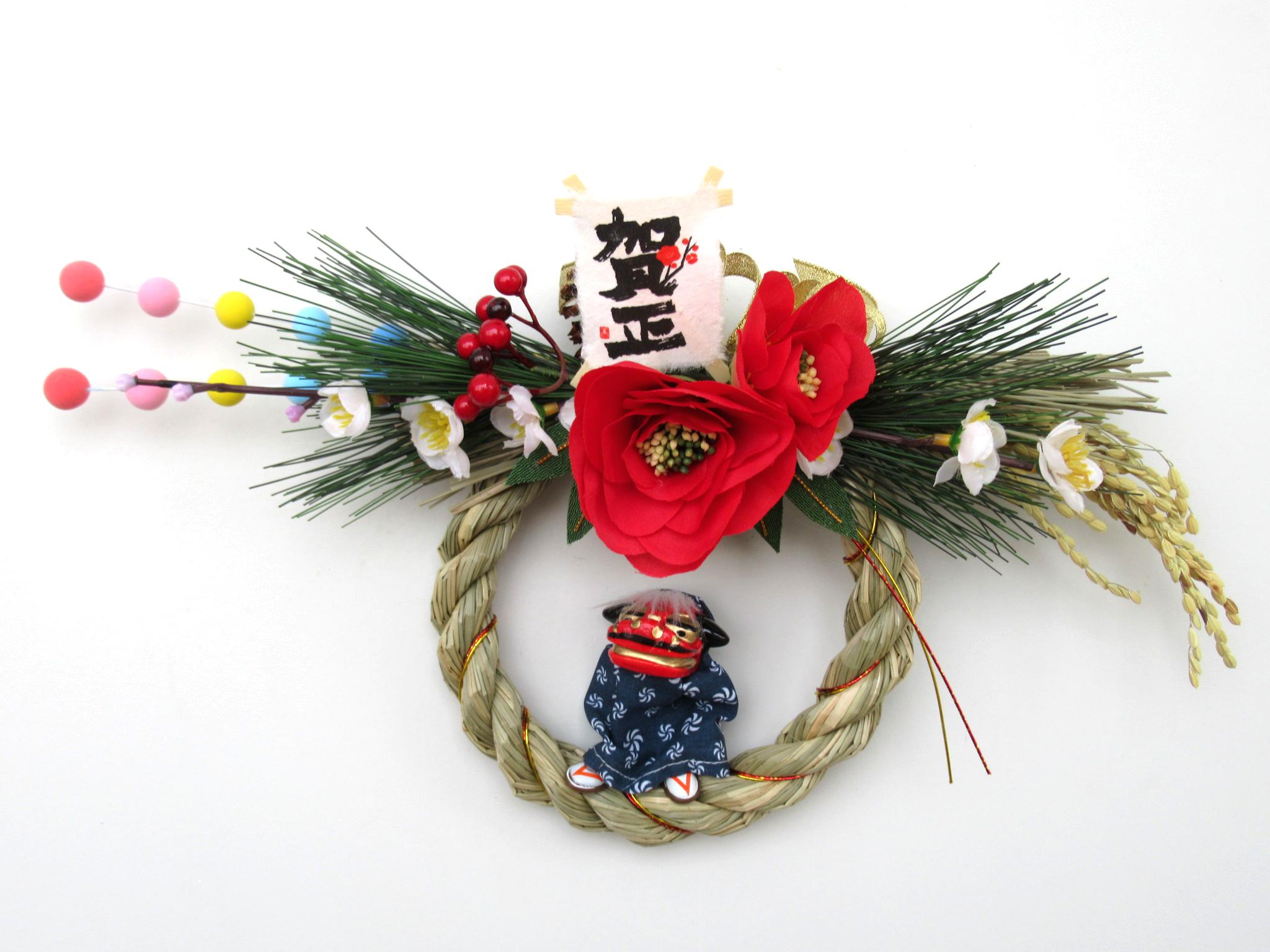 SOLD】お正月❁飾り 獅子舞 ミニチュアシュナウザー