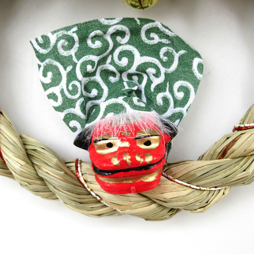 お正月リース♪No.22 しめ縄リース、お正月飾り、造花No.22