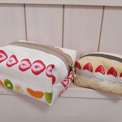 ボックスポーチ スイーツ ポーチ アイ 通販 13164196｜Creema(クリーマ