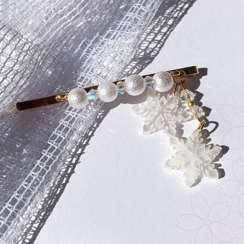 NO.147 ハンドメイド ヘアピン クリスマス デコパ NO.147 ハンドメイド