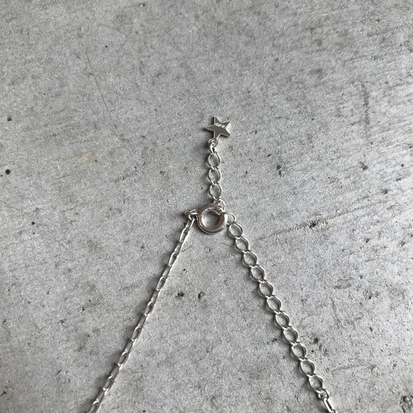 グリーントルマリンのネックレス　シルバー925 6枚目の画像