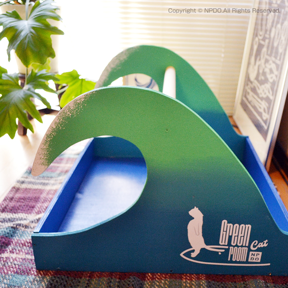 【GreenRoomCat】チューブボックス　シンプルな猫ベッドです 4枚目の画像