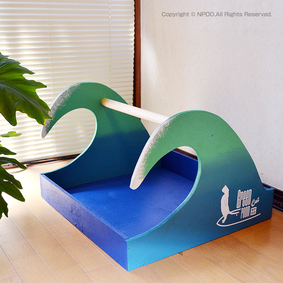 【GreenRoomCat】チューブボックス　シンプルな猫ベッドです 3枚目の画像