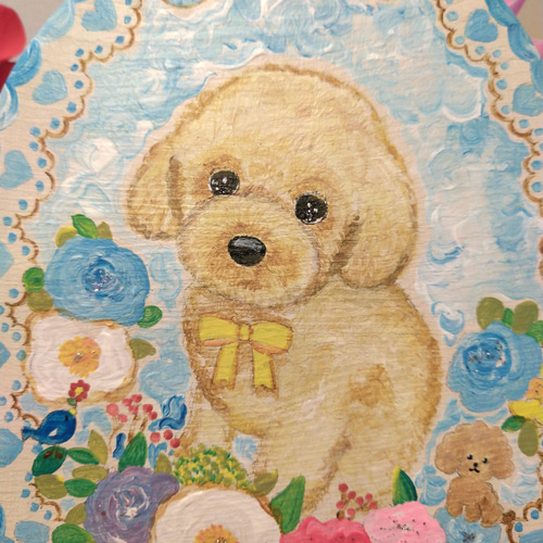 ハンドメイド　オーダー受付ページ　♡トイプードル　パネル♡ ハンドメイド オーダー受付ページ ♡トイプードルパネル♡
