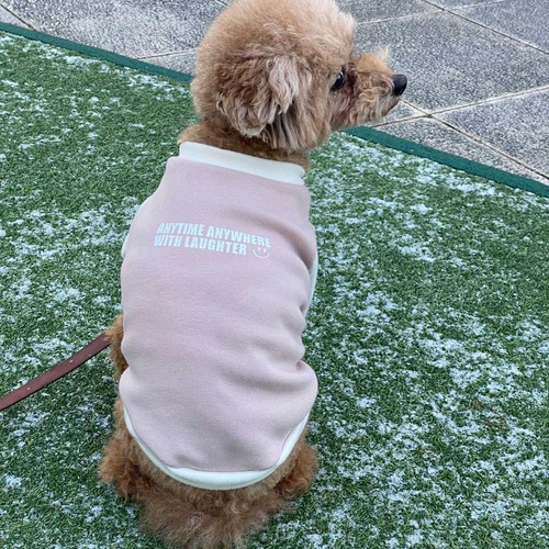 再販＊ボンバーヒート＊冬のパステルタンク＊3S〜L＊犬服ハンドメイド