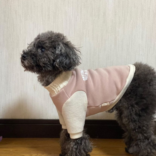 再販＊ボンバーヒート＊冬のパステルタンク＊3S〜L＊犬服ハンドメイド