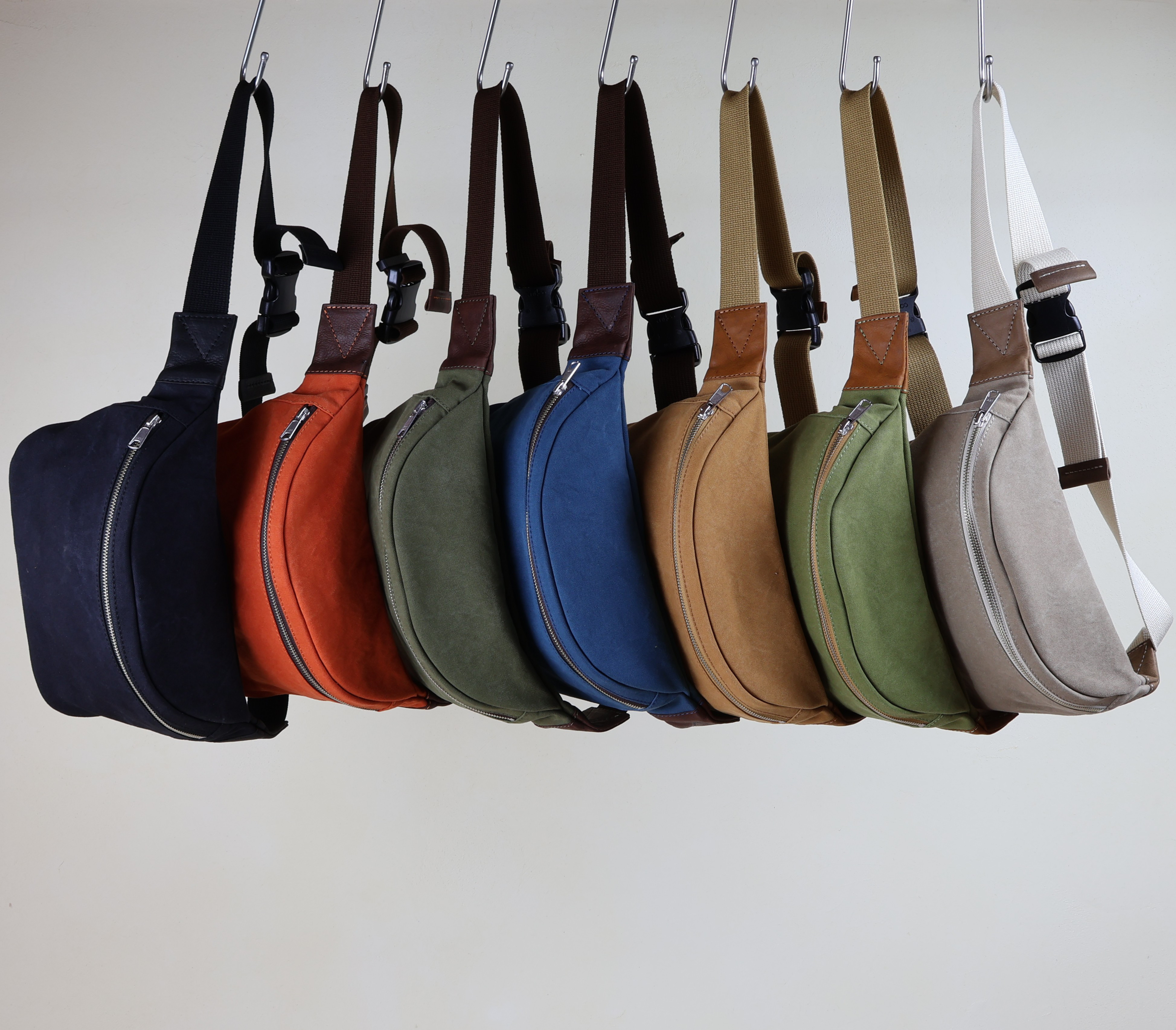 フェスバッグ　【全７色】 帆布 革 ボディバッグ 鞄 シンプル フェス お散歩