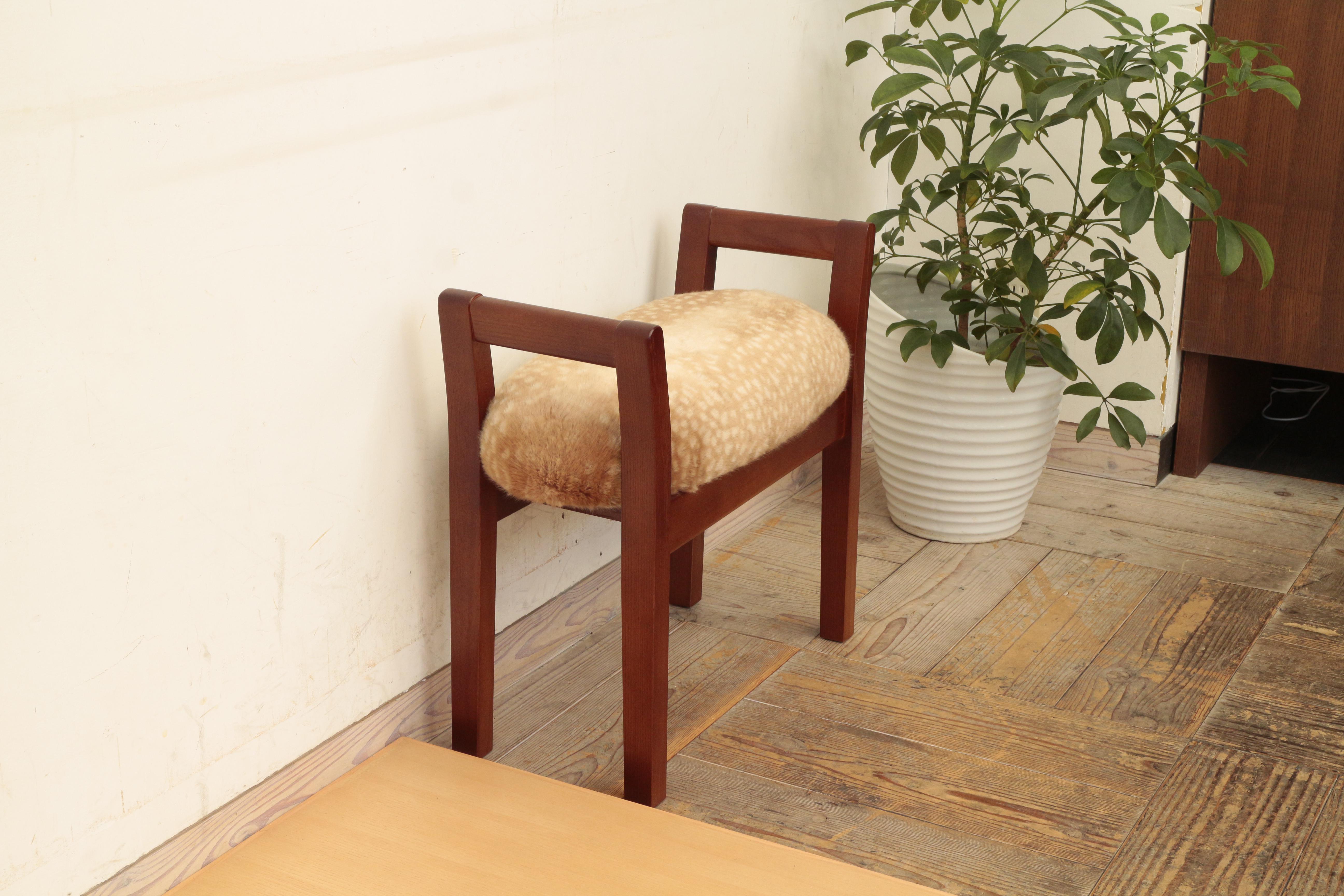 玄関スツール ダブルアーム 収納付（BR×Bambi） 41,800円