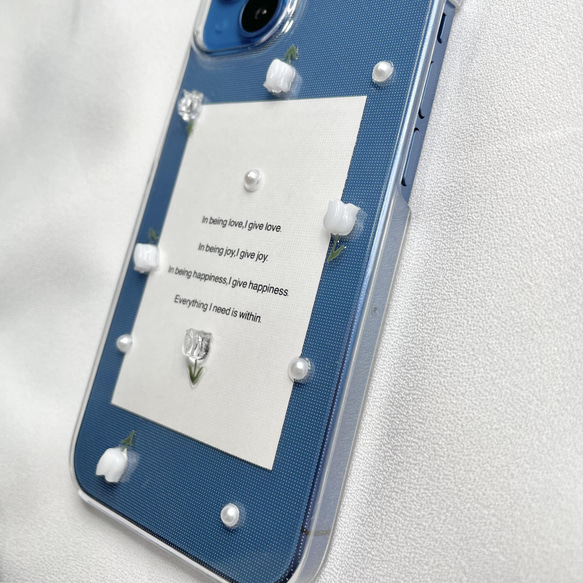 アイスチューリップの iPhoneケース(white) 4枚目の画像